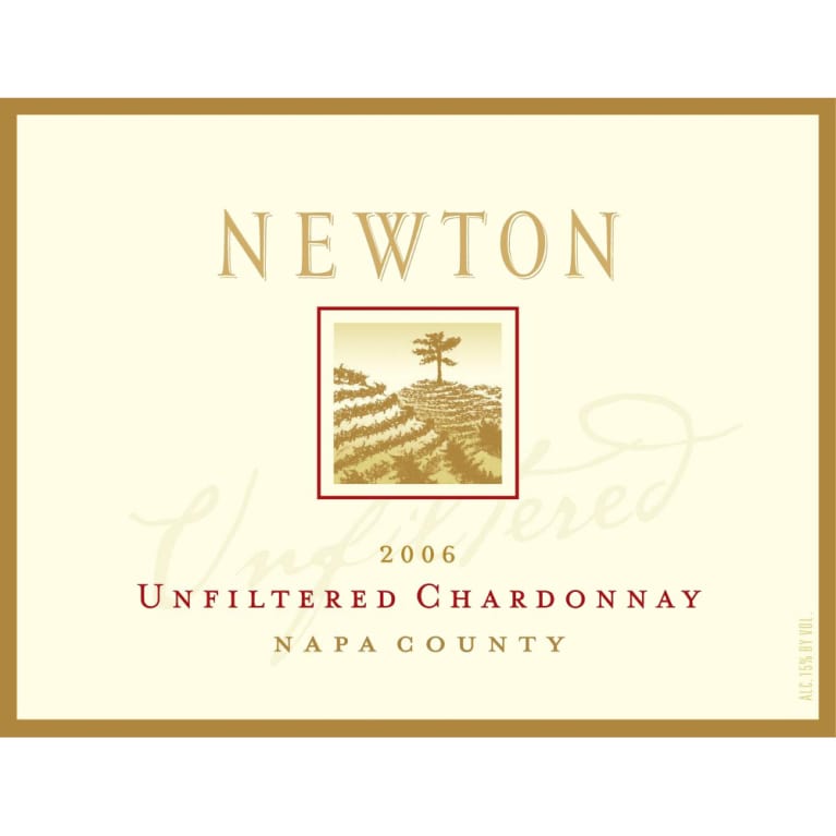 Newton Unfiltered Chardonnay 2006 Front Label
