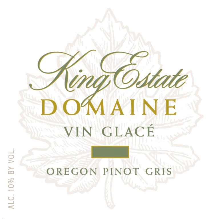 King Estate Vin Glace Pinot Gris (375ML halfbottle) 2006