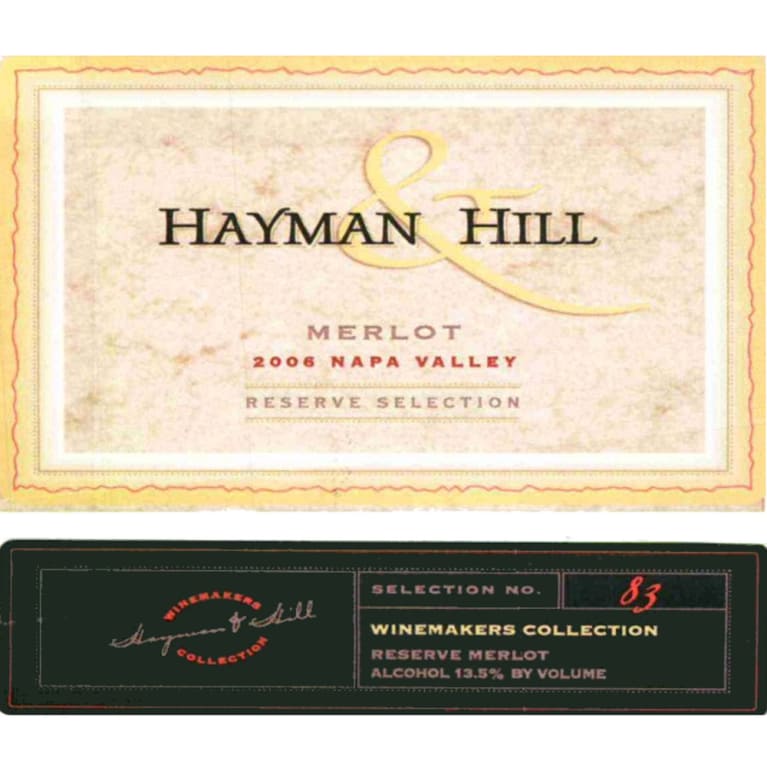 Hayman & Hill Napa Valley Merlot 2006