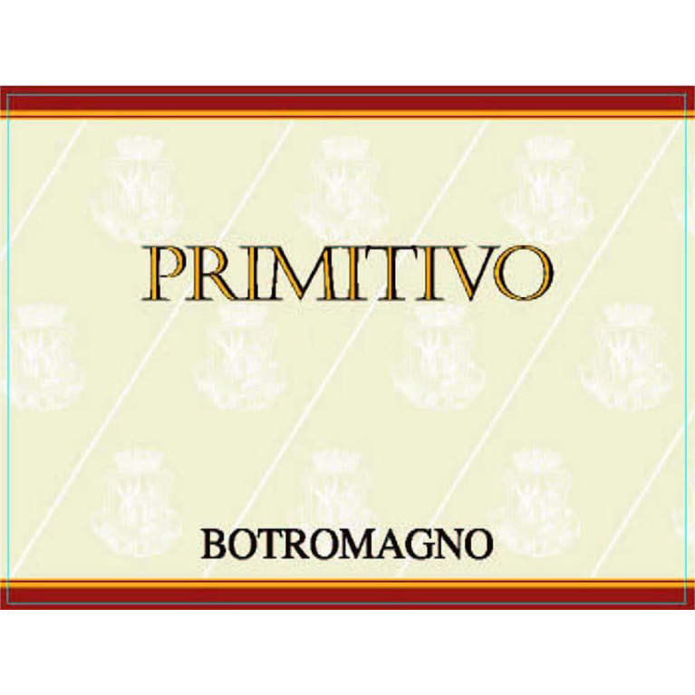 Flat front label of wine