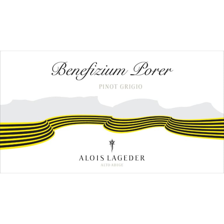 Alois Lageder Benefizium Porer Pinot Grigio 2007 Front Label