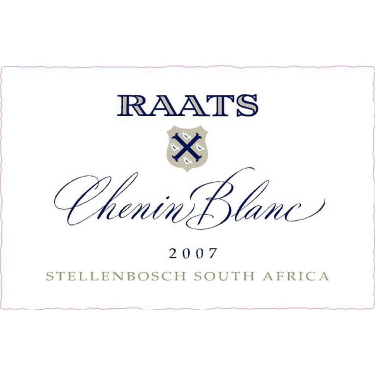 Raats Chenin Blanc 2007 Front Label