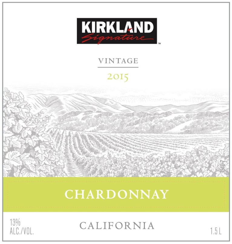 Kirkland Signature California Chardonnay 2015
