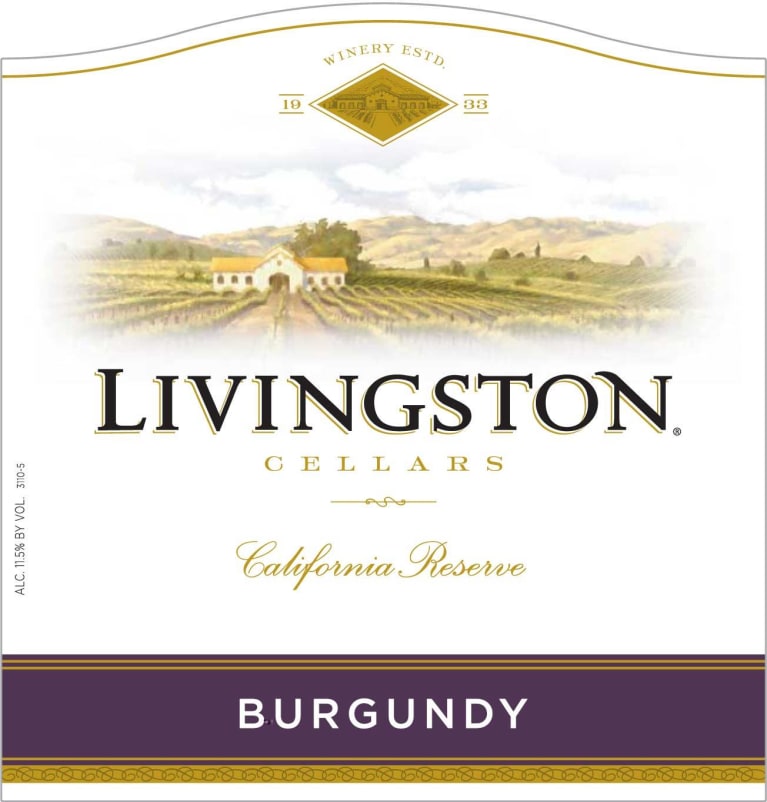Livingston California Reserve Burgundy