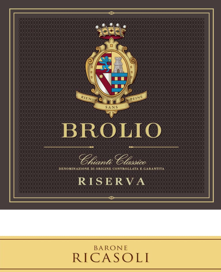 Barone Ricasoli Brolio Chianti Classico Riserva 2018 Front Label