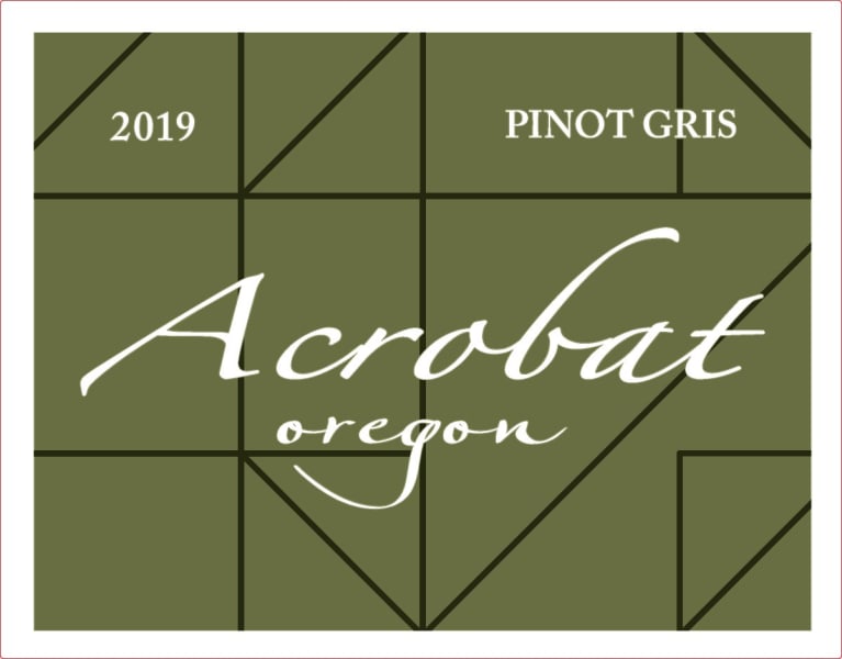 Acrobat Pinot Gris 2019 Front Label