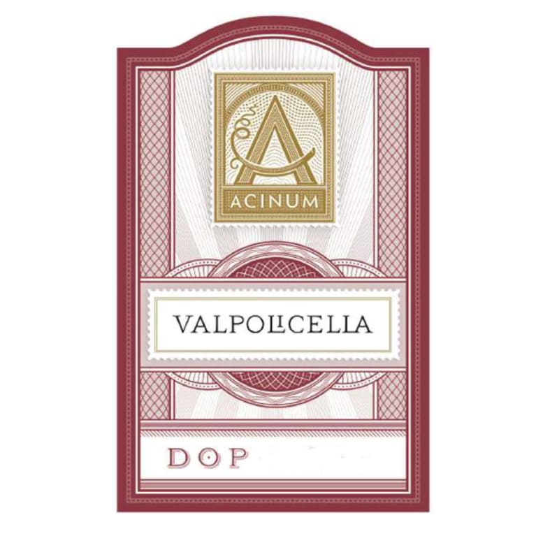 Acinum Valpolicella 2019 Front Label