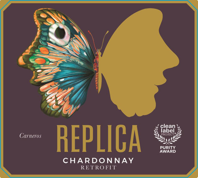 Replica Retrofit Chardonnay 2018 Front Label