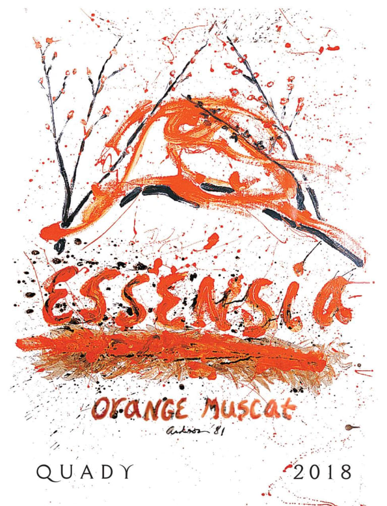 Quady Essensia Orange Muscat 2018 Front Label