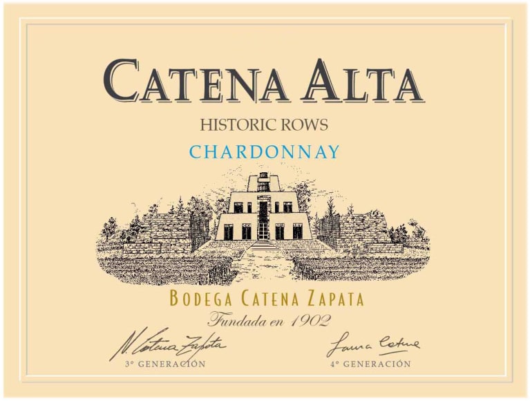 Catena Alta Chardonnay 2019 Front Label