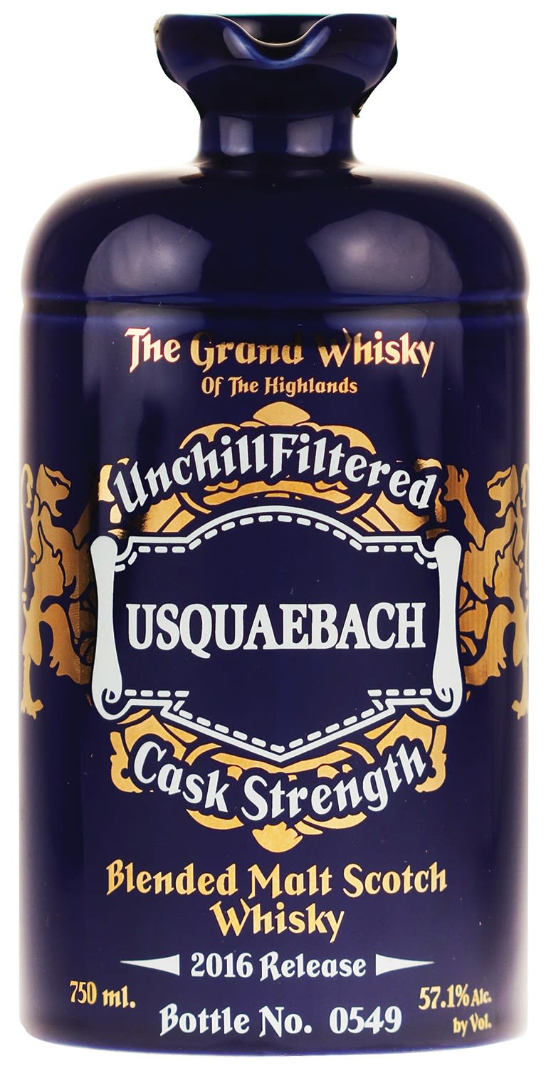 Usquaebach Cask Strength Blended Malt Scotch Whisky | Wine.com