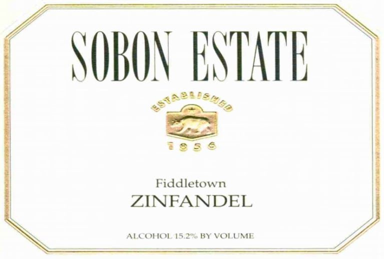 Sobon Estate Zinfandel 2015