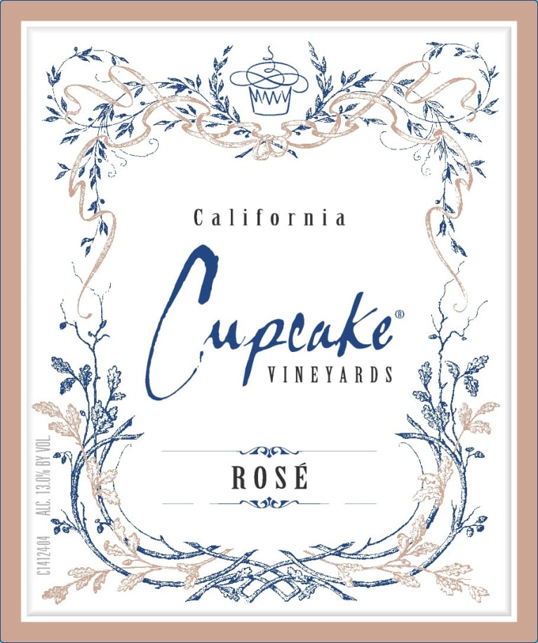 cupcake rose wine