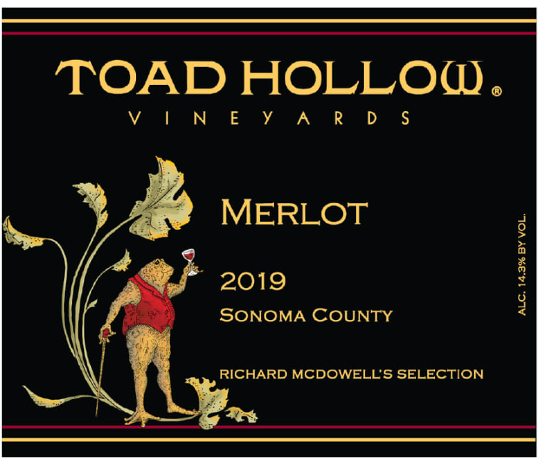 Toad Hollow Merlot 2019