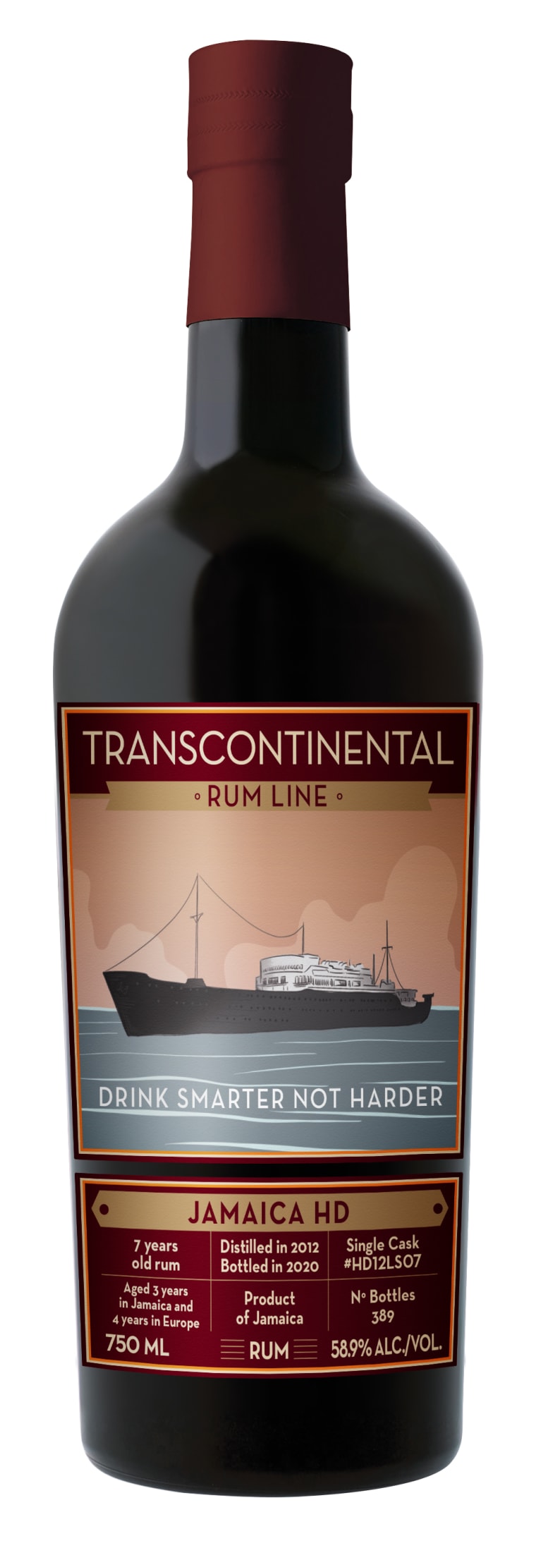 Transcontinental Rum Line 7 Year Jamaica HD Single Cask Rum 2012