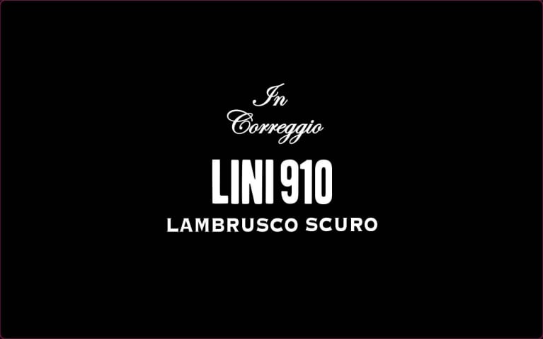 Lini 910 Lambrusco Scuro Front Label