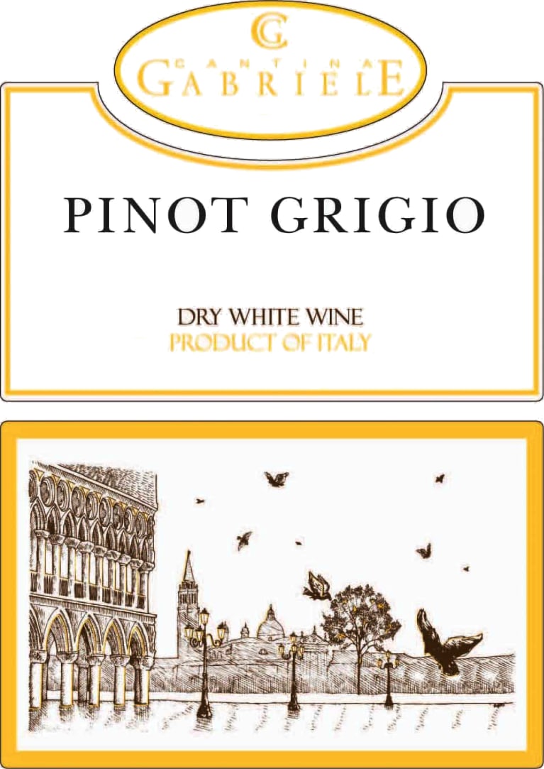 Cantina Gabriele Pinot Grigio (OU Kosher) 2021 Front Label