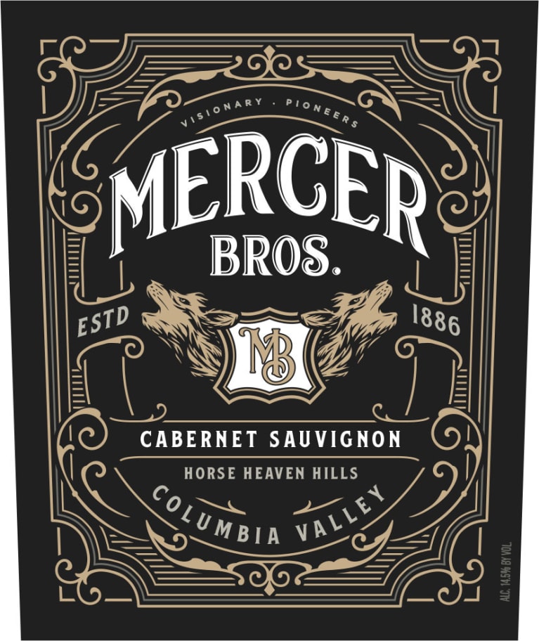 Mercer Bros. Cabernet Sauvignon 2017 Front Label