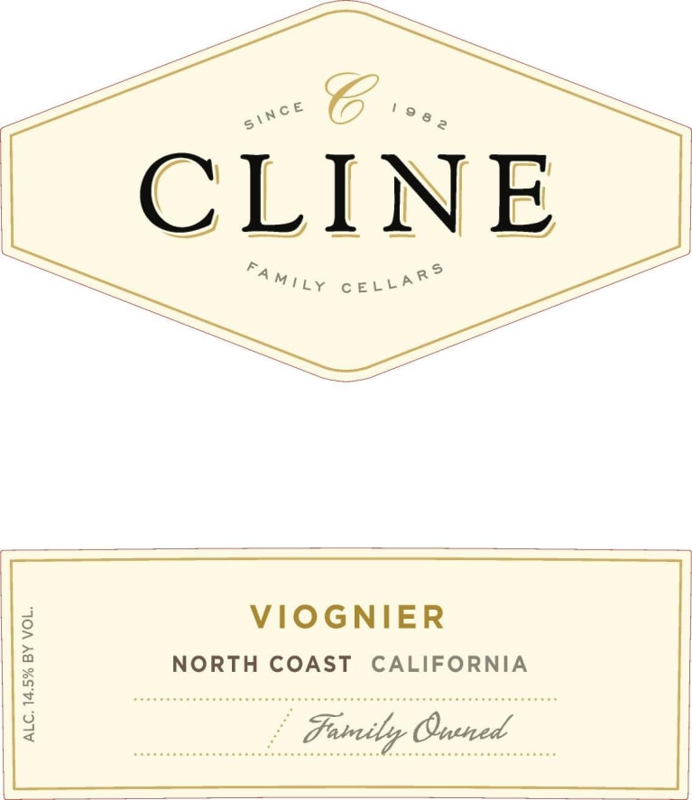 Cline North Coast Viognier 2020 Front Label