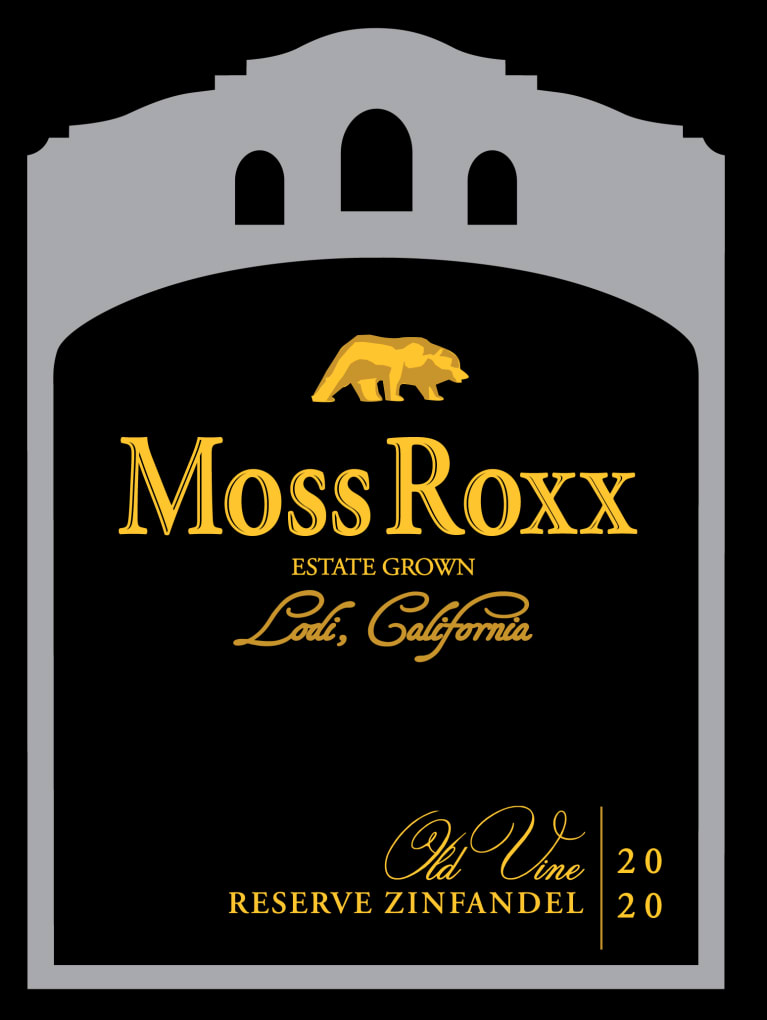 Moss Roxx Estate Grown Old Vine Reserve Zinfandel 2020