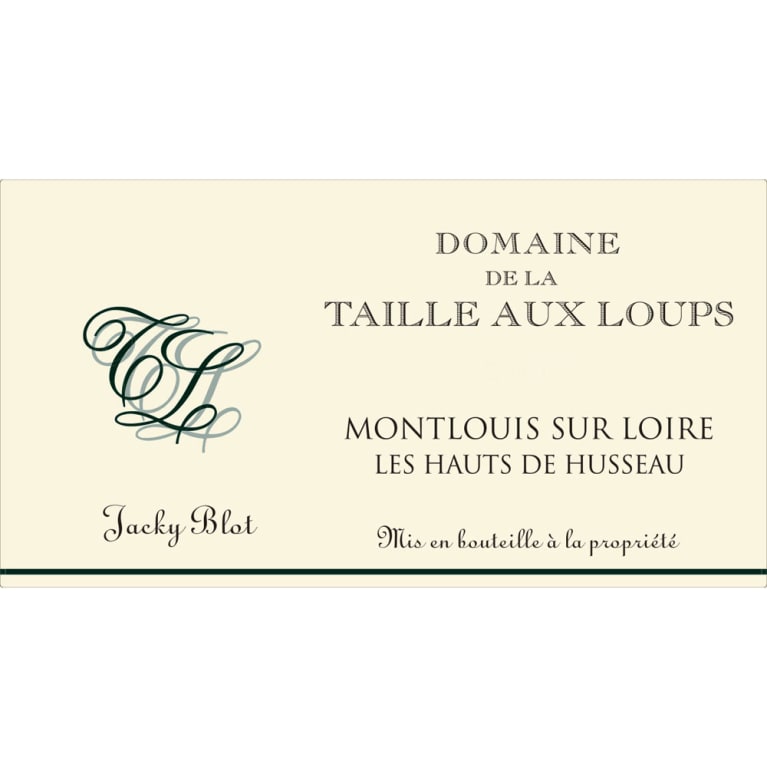 Domaine de la Taille Aux Loups Montlouis sur Loire Les Hauts de Husseau 2017 Front Label