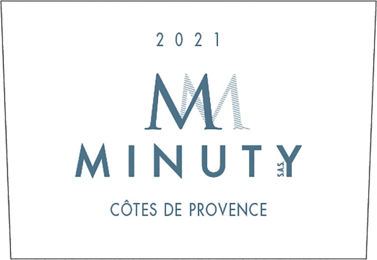 Chateau Minuty M Rose 2021 Front Label