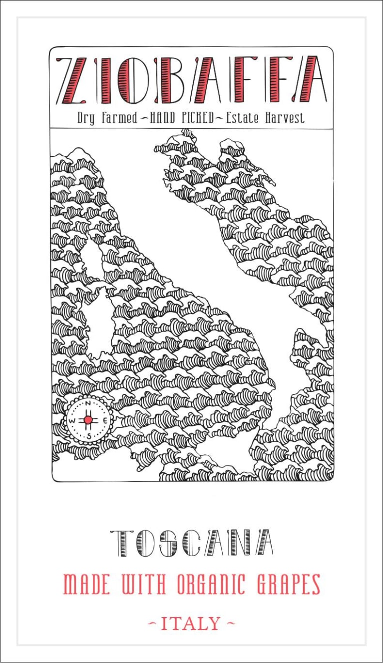Ziobaffa Organic Toscana 2016 Front Label