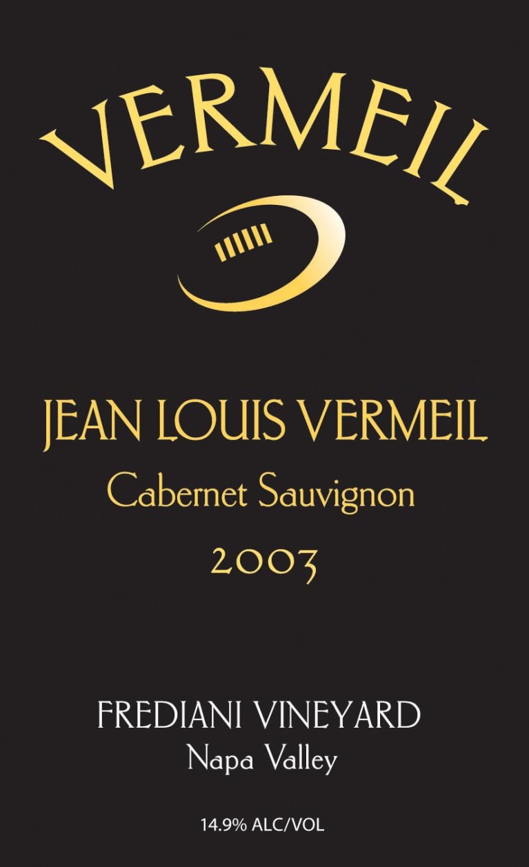 Vermeil Wines Frediani Vineyard Sauvignon 2003