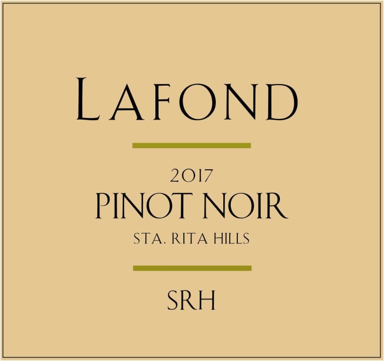 Lafond SRH Series Pinot Noir 2017