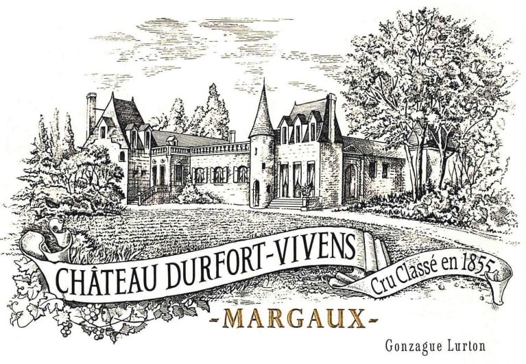 Chateau Durfort-Vivens 2018 Front Label