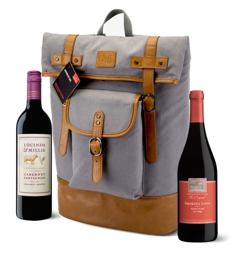 Foster & Rye Insulated Wine Backpack (Wines Included)