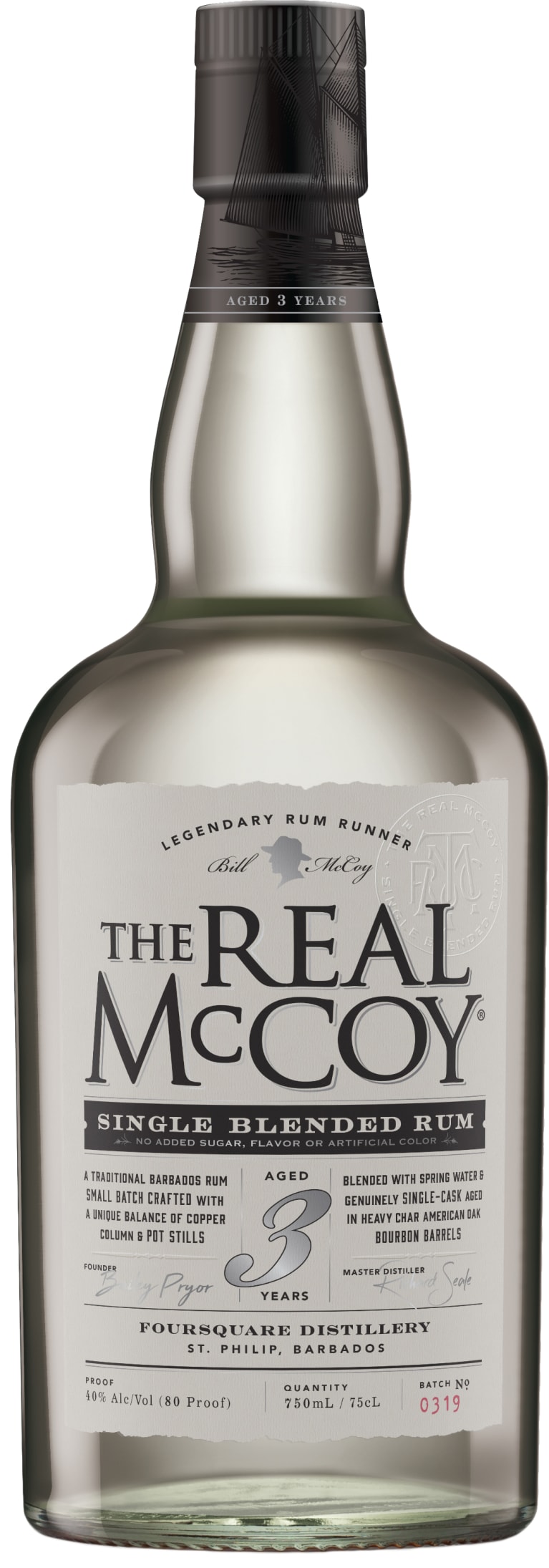 The Real McCoy 3 Year Silver Rum