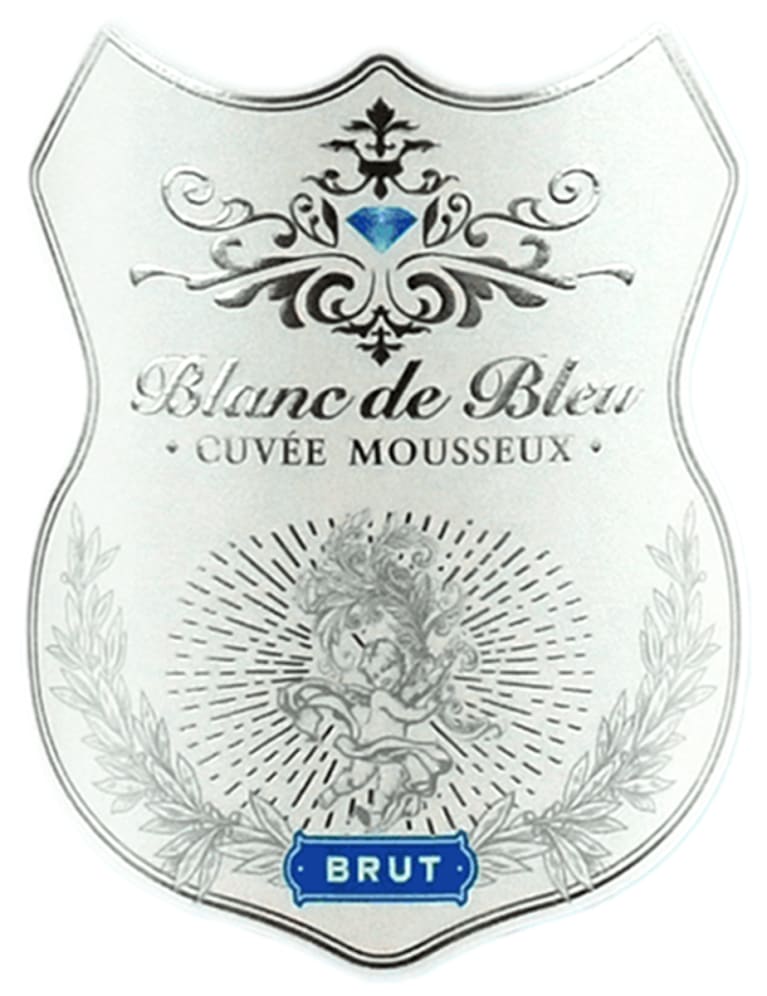 Blanc de Bleu Cuvee Mousseux Front Label
