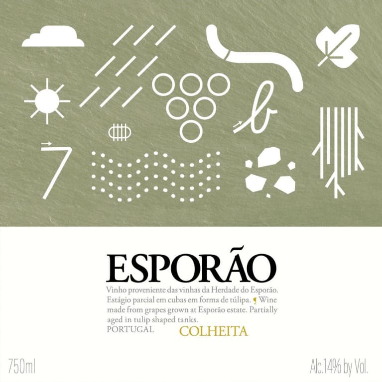 Herdade Do Esporao Colheita Branco 2018 Front Label