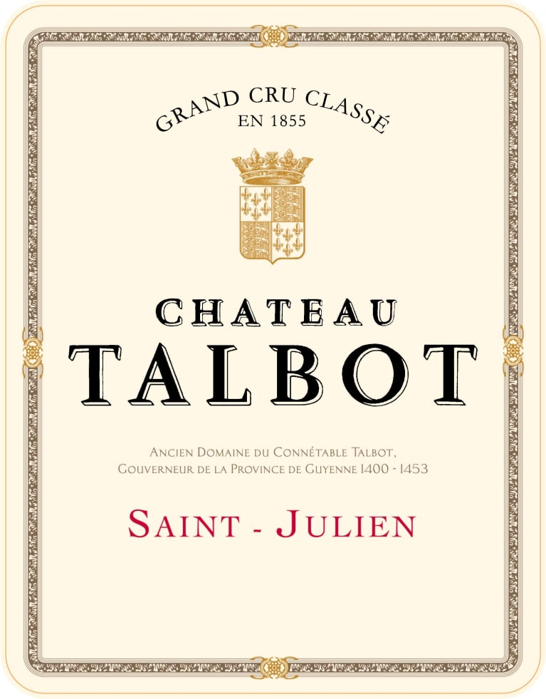Chateau Talbot (Futures Pre-Sale) 2020 Front Label