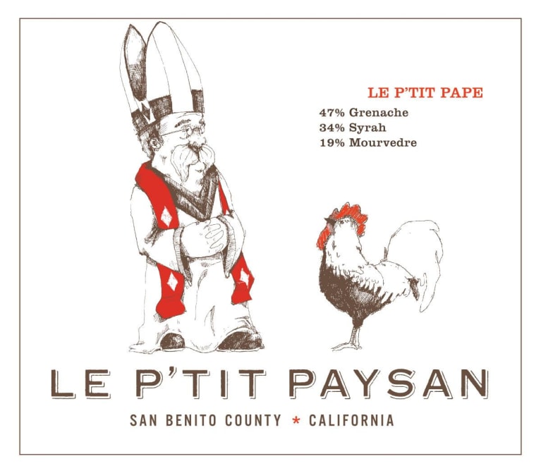 Le P'tit Paysan Le P'tit Pape 2017 Front Label