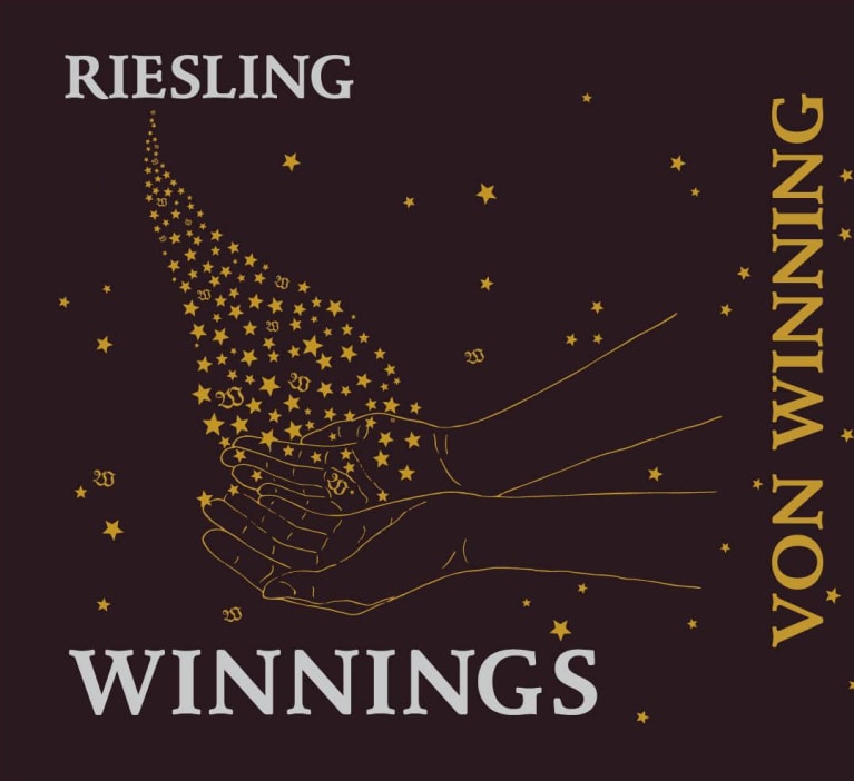 Von Winning Winnings Riesling 2021 Front Label