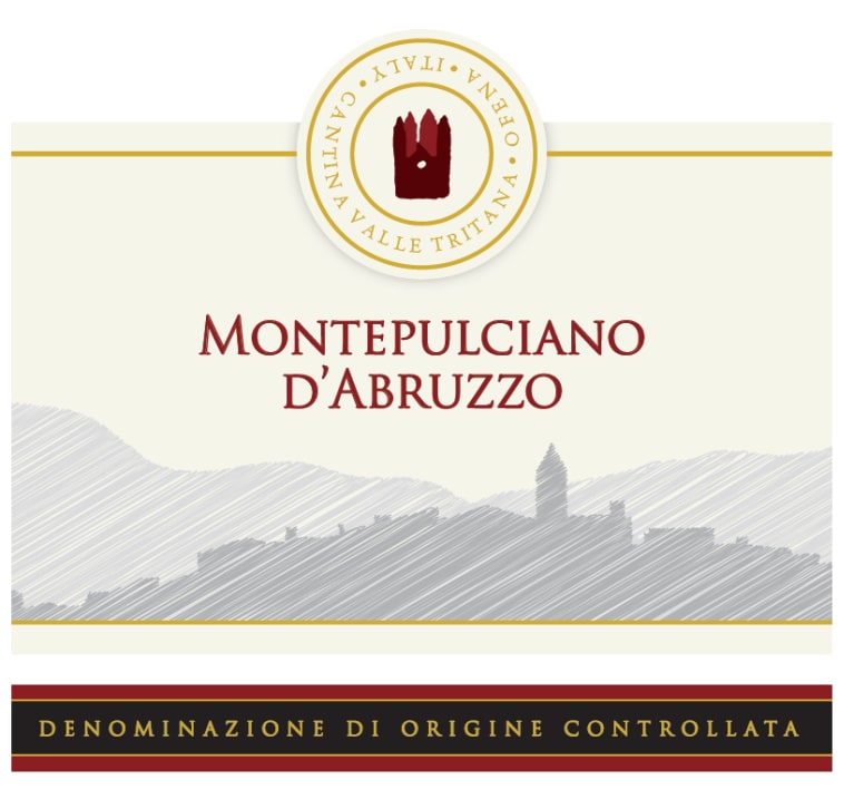 Cantina Valle Tritana Montepulciano d'Abruzzo 2015 Front Label