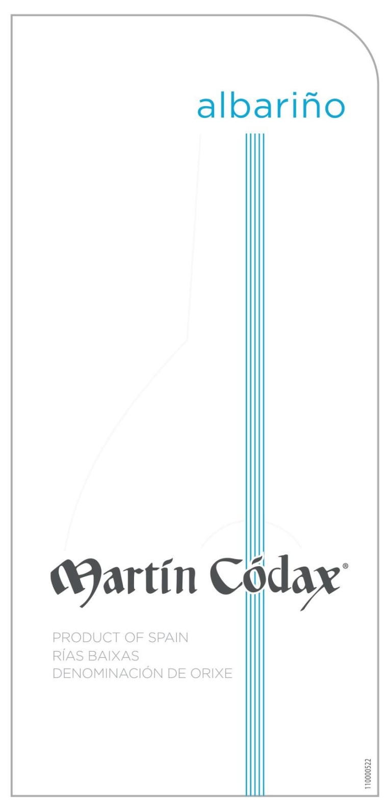 Martin Codax Albarino 2021 Front Label