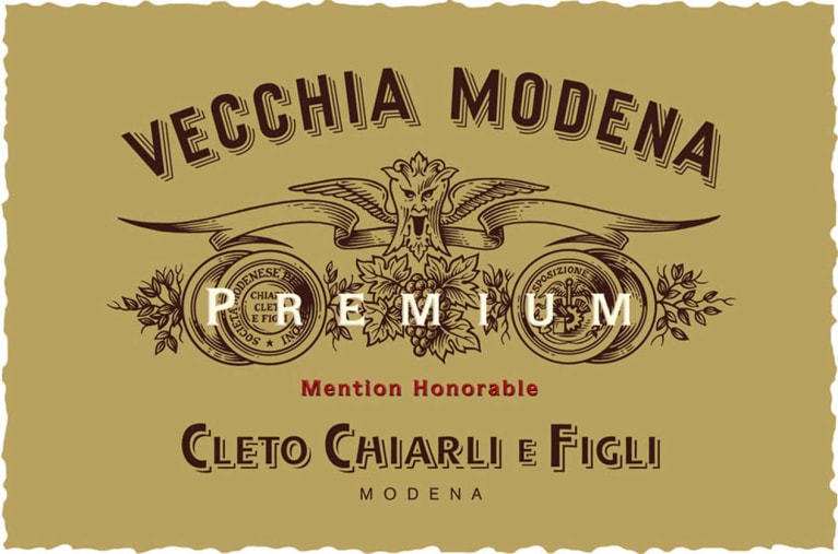 Cleto Chiarli Lambrusco di Sorbara Vecchia Modena 2020 Front Label
