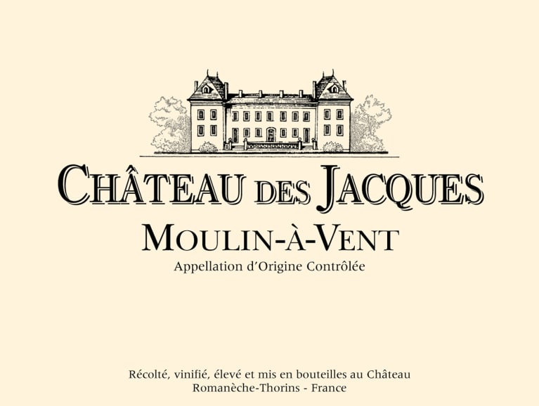 Chateau des Jacques Moulin-a-Vent 2019 Front Label