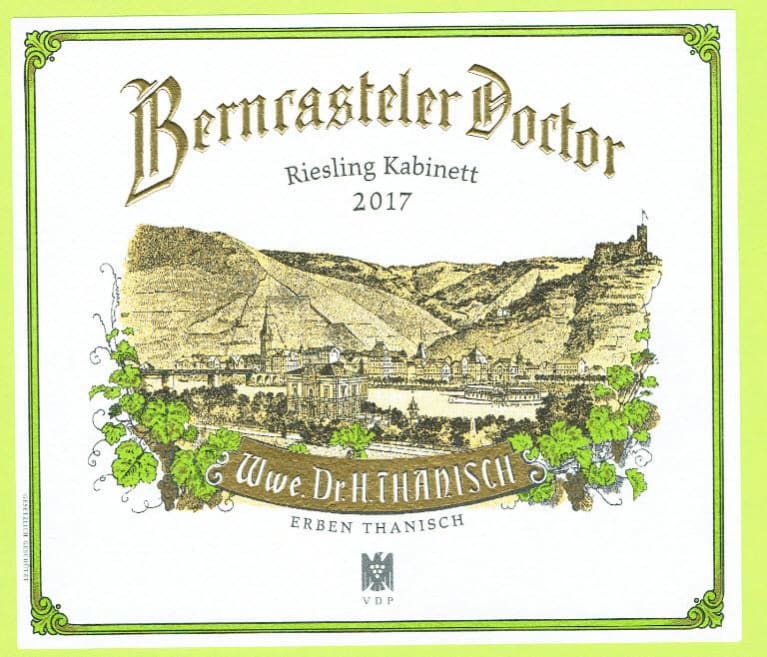 Dr. Thanisch Bernkasteler Doctor Riesling Kabinett 2017 Front Label