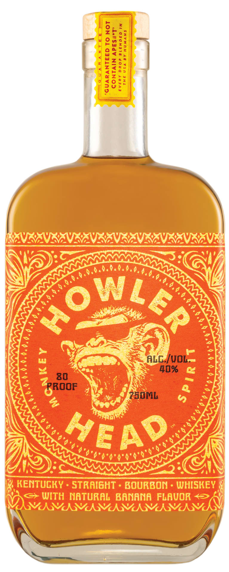 Howler Head Kentucky Straight Bourbon Whiskey with Natural Banana Flavor