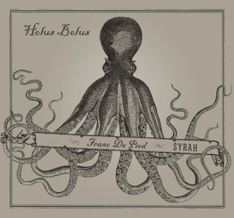 Black Sheep Finds Holus Bolus Franc de Pied Syrah 2015 Front Label
