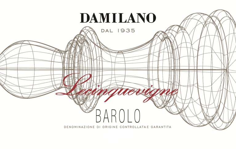 Damilano Barolo Lecinquevigne 2017 Front Label