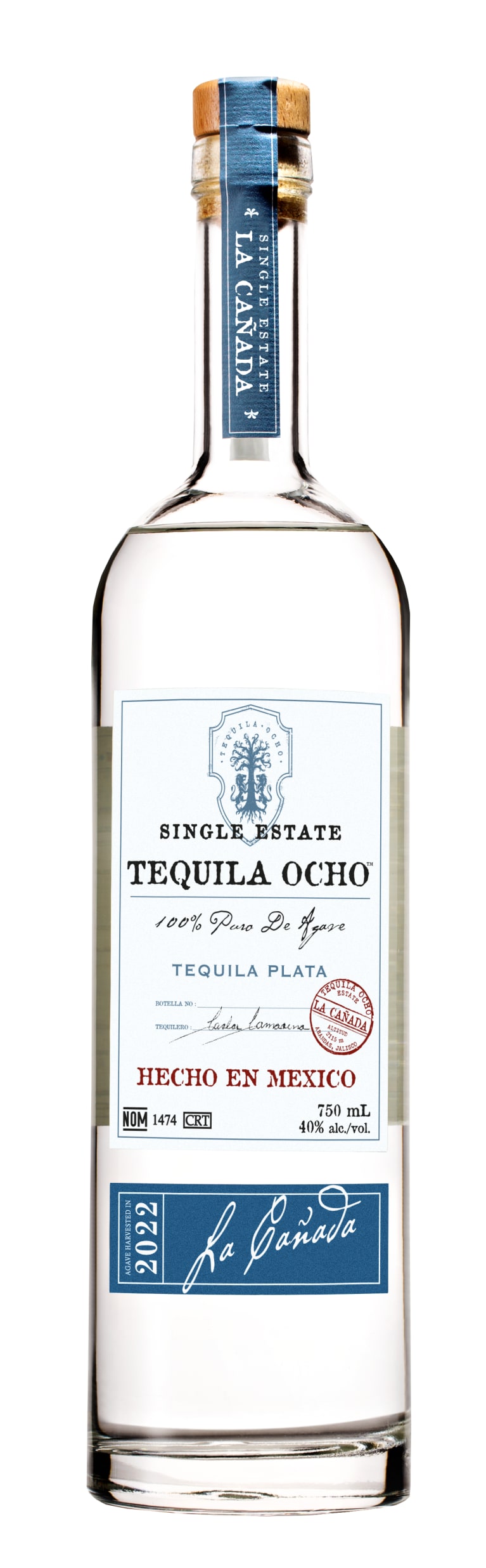 Ocho La Canada Plata Tequila 2022