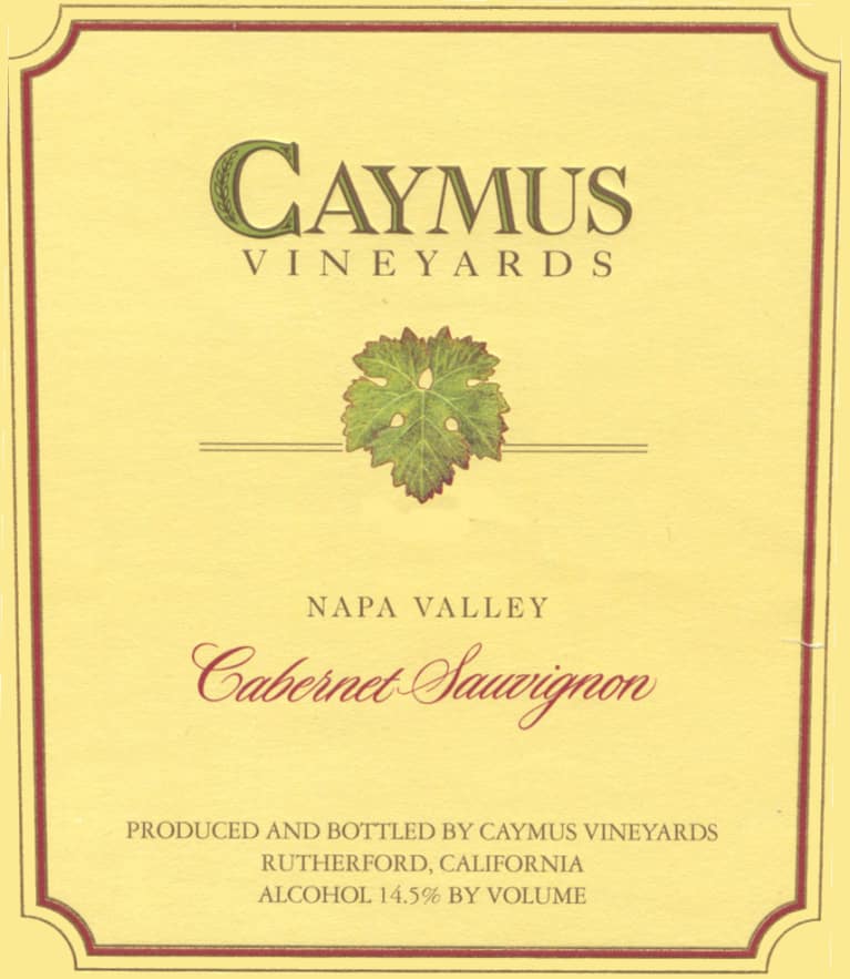 Caymus Napa Valley Cabernet Sauvignon (1.5 Liter Magnum) 1997 Front Label