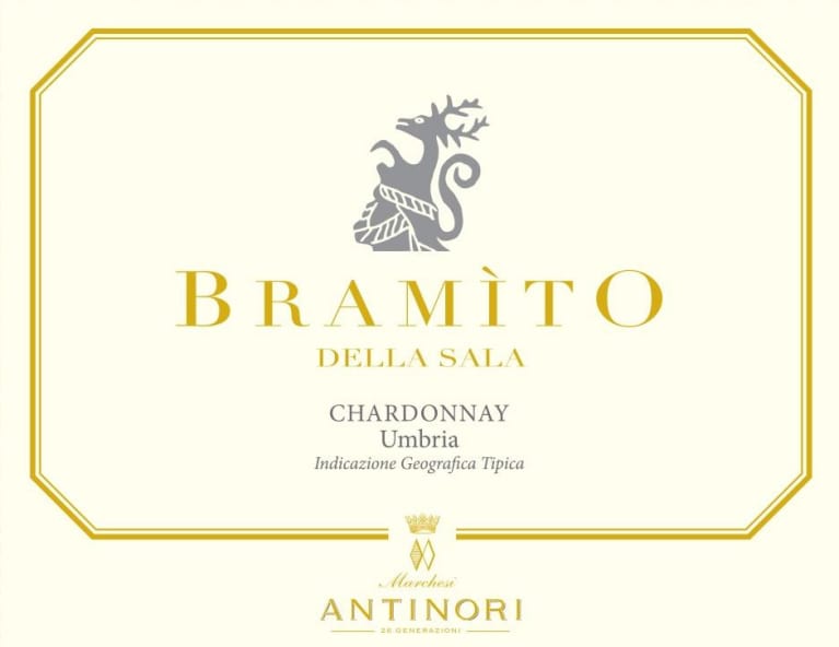 Antinori Castello della Sala Bramito Chardonnay 2017 Front Label