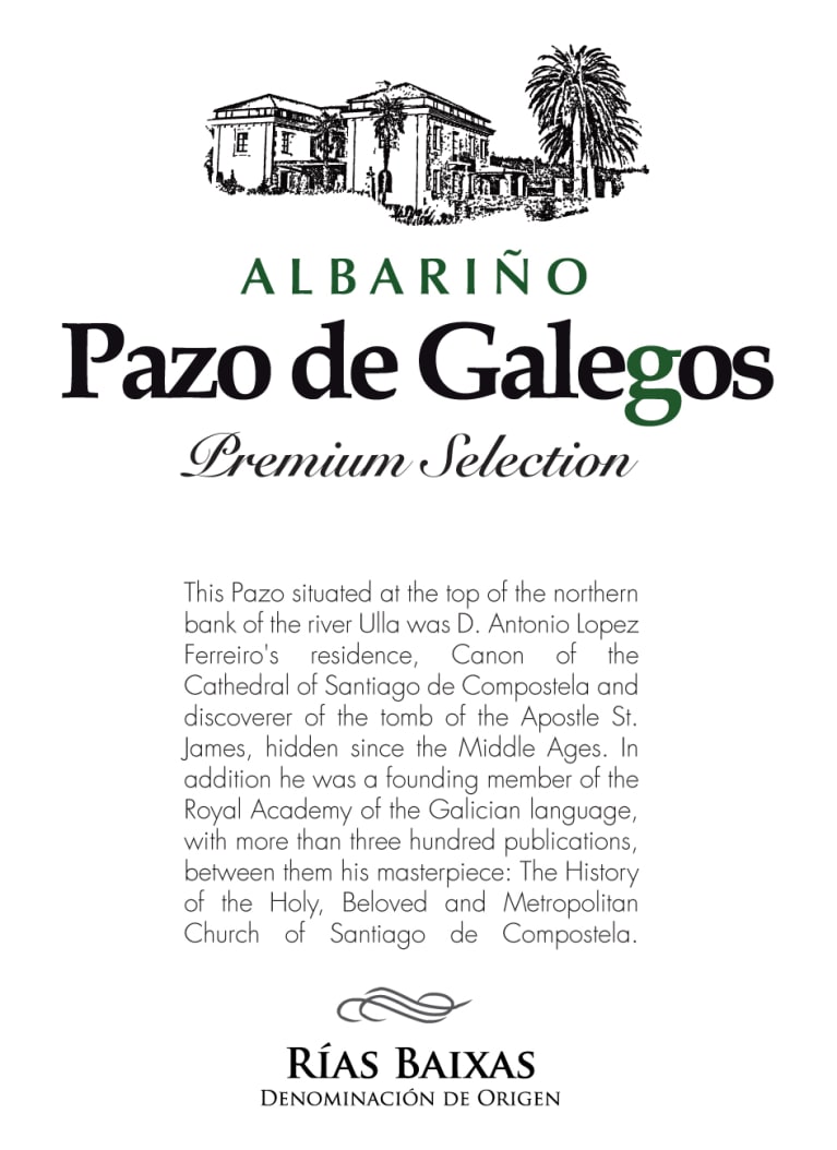 Pazo de Galegos Albarino 2018