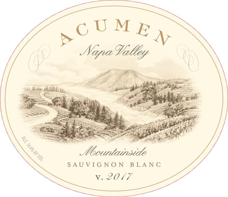 Acumen Mountainside Sauvignon Blanc 2017 Front Label